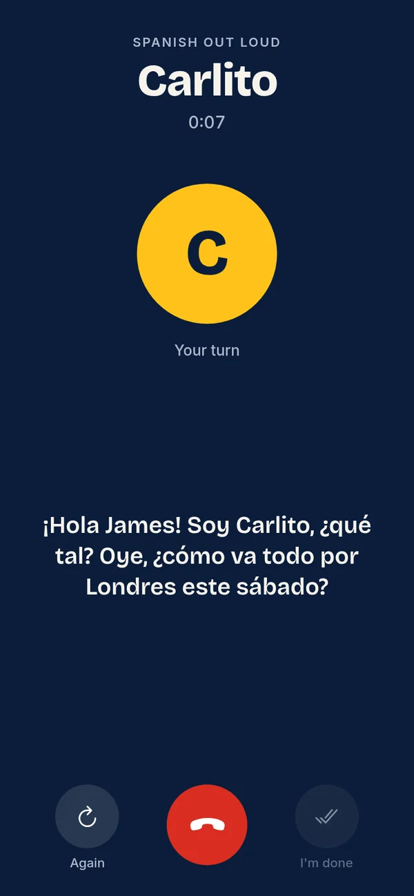 A call with Carlito
